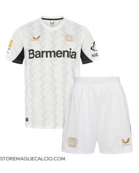 Bayer Leverkusen Maglia Gara Trasferta Repliche 2024-25 Bambino